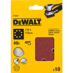 DeWALT / DeWALT Vlak schuurpapier 115x115mm 3