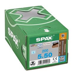 Spax / Spax T-STAR plus platkop RVS vlonderschroeven 3