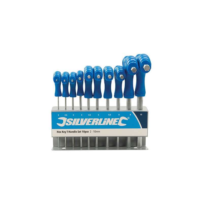 Silverline / HEX-sleutelset T-greep