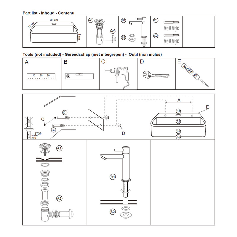 Differnz / Differnz Ovale Small fonteinset