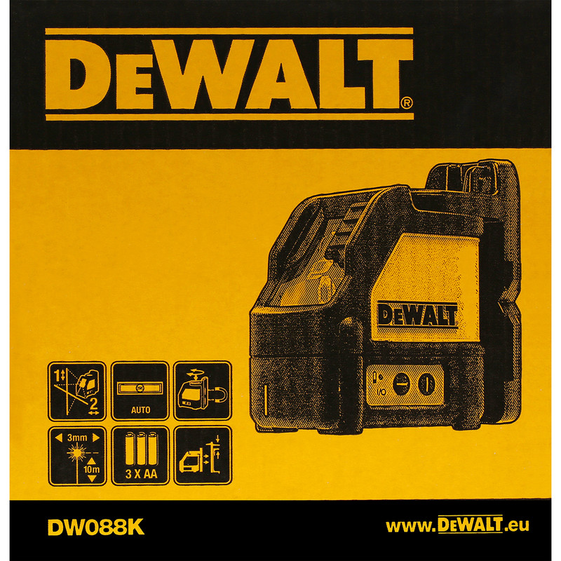 DeWALT / DeWALT DW088K-XJ kruislijnlaser