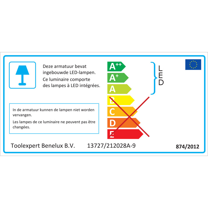 Mobiele LED werklamp op statief