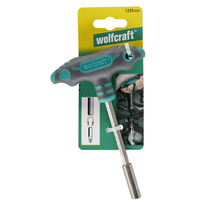 Wolfcraft / Wolfcraft T-handschroevendraaier met bitopname