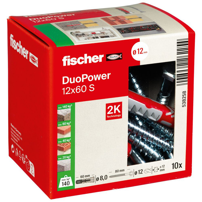 Fischer / Fischer Duopower pluggen + schroef