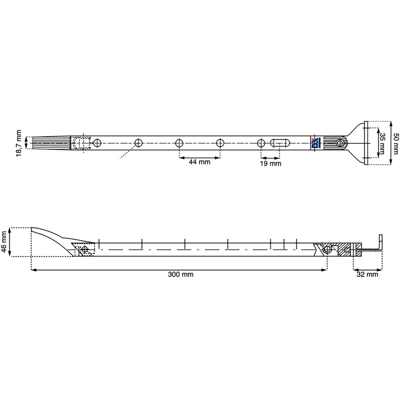 DX / DX Raamuitzetter 30cm