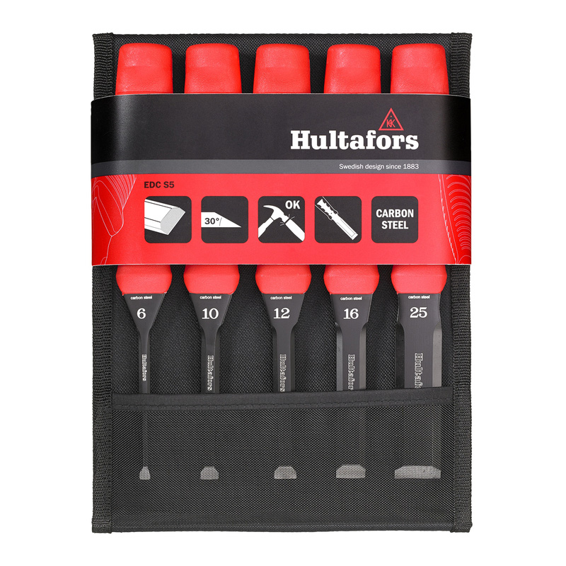 Hultafors / Hultafors beitelset EDC in etui