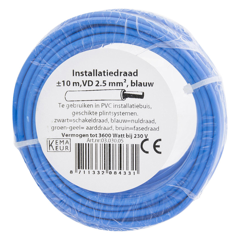 Elektrisch draad VOB H07V-U