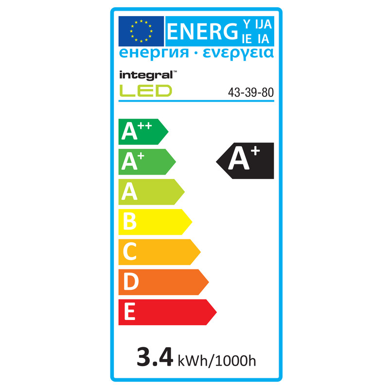 Integral LED / Integral LED lamp kogel mat E14