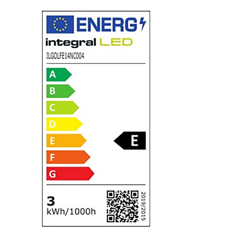 Integral LED / Integral LED lamp kogel mat E14