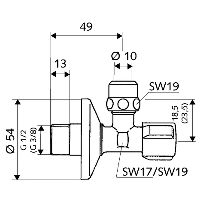 Schell / Schell comfort Hoekregelkraan