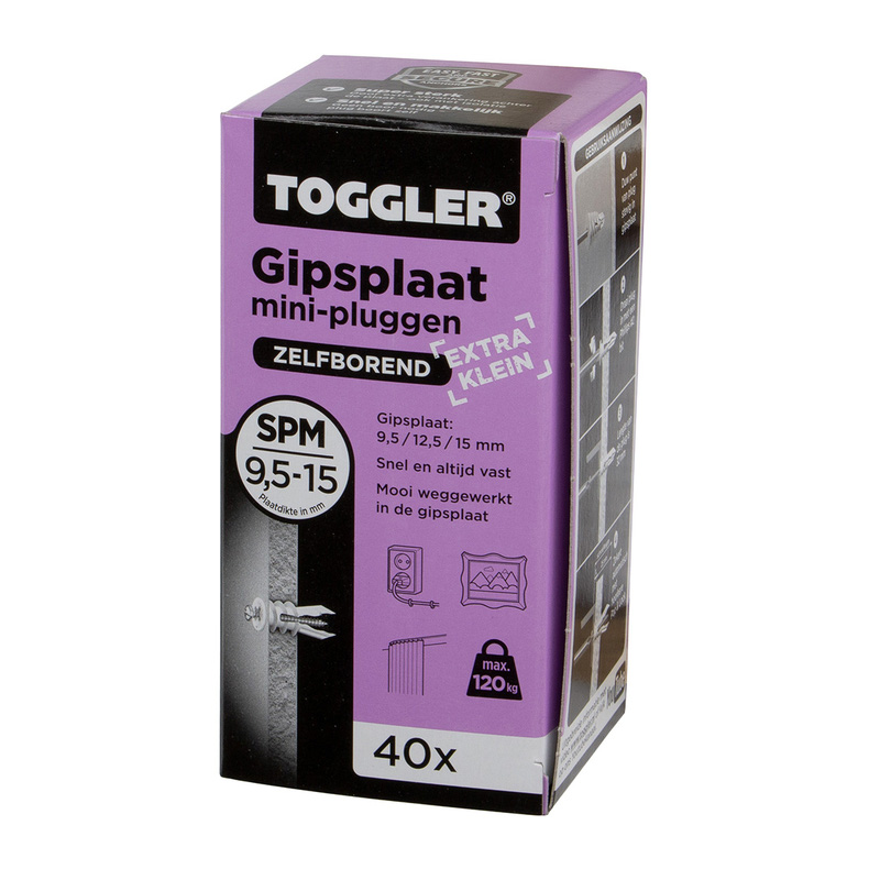 Toggler gipsplaatplug