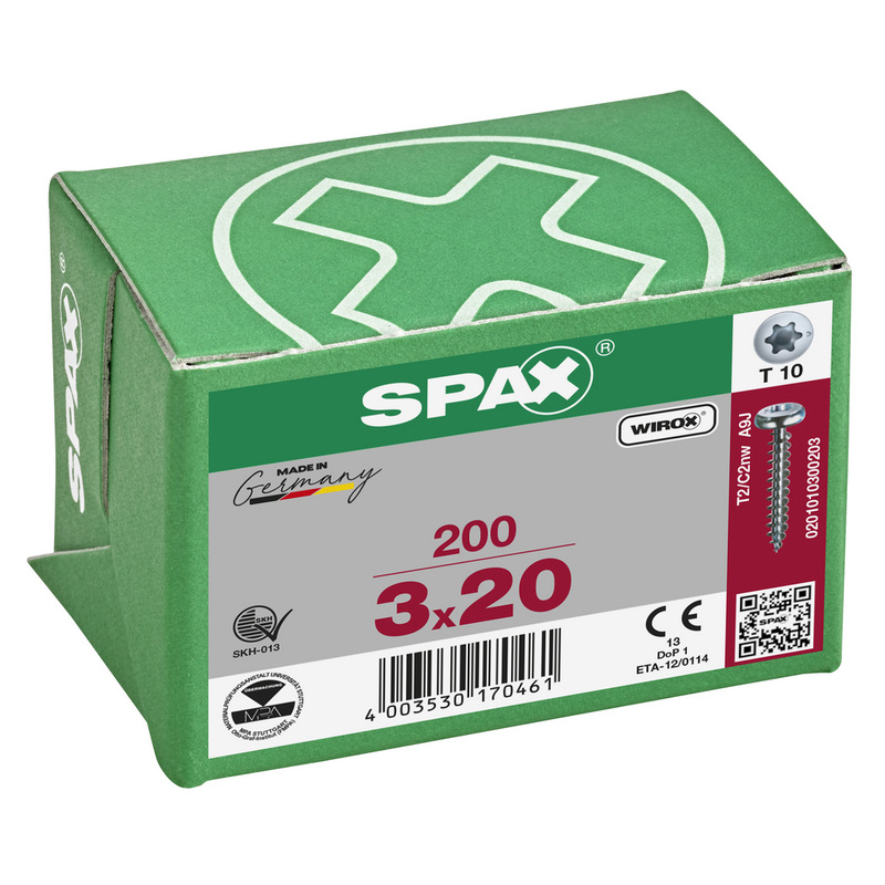 Spax / Spax universele schroeven bolkop voldraad
