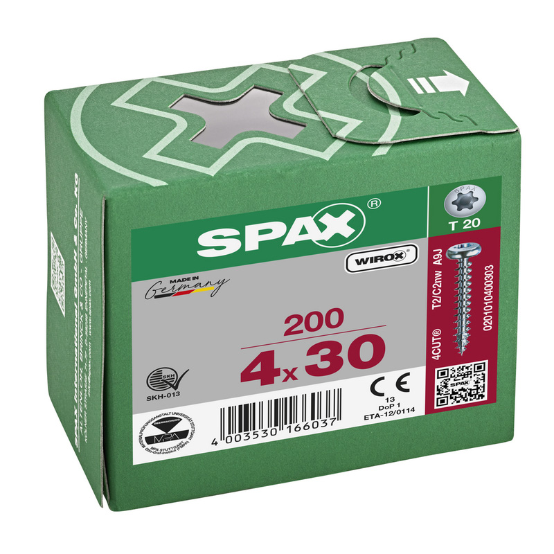 Spax / Spax universele schroeven bolkop voldraad