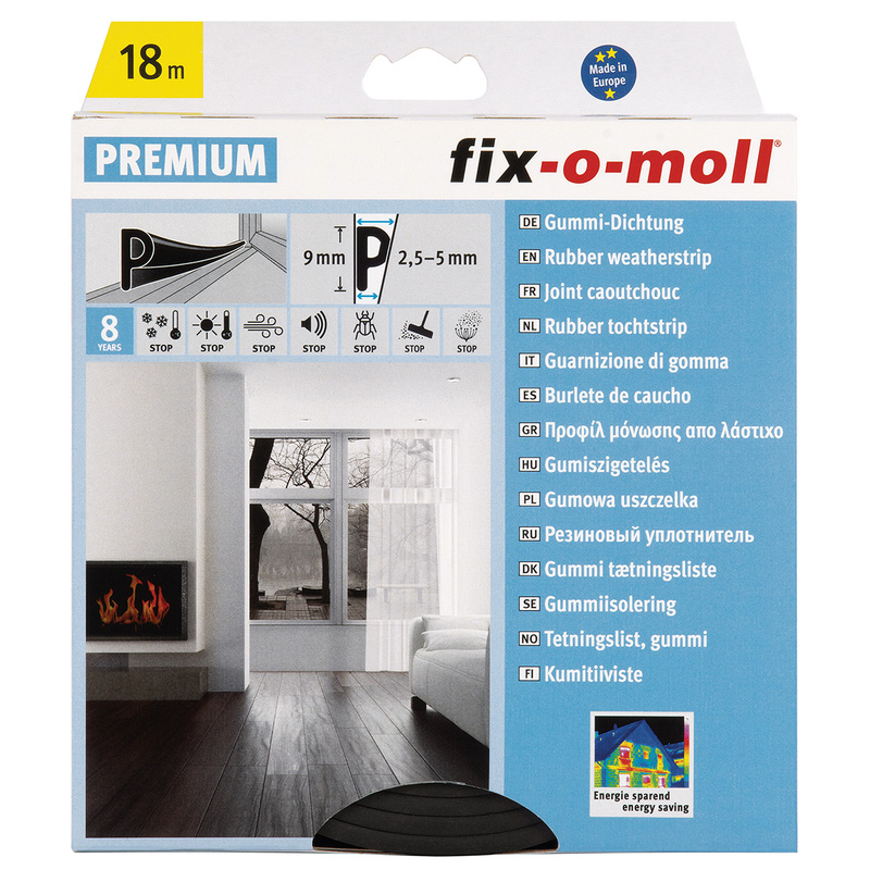 Fix-o-moll / Fix-o-moll tochtband zelfklevend