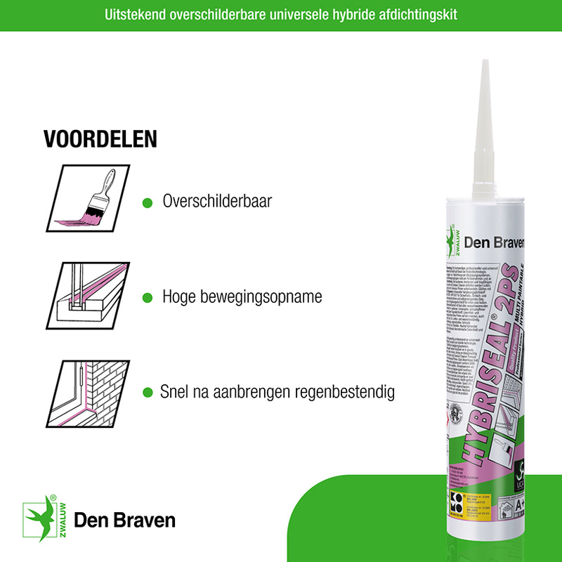 Zwaluw / Zwaluw hybriseal-2PS afdichtingskit