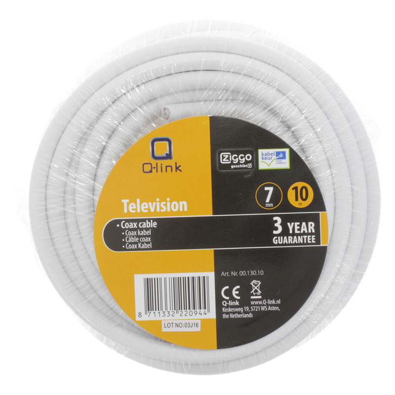 Q-link / Q-link coaxkabel KabelKeur
