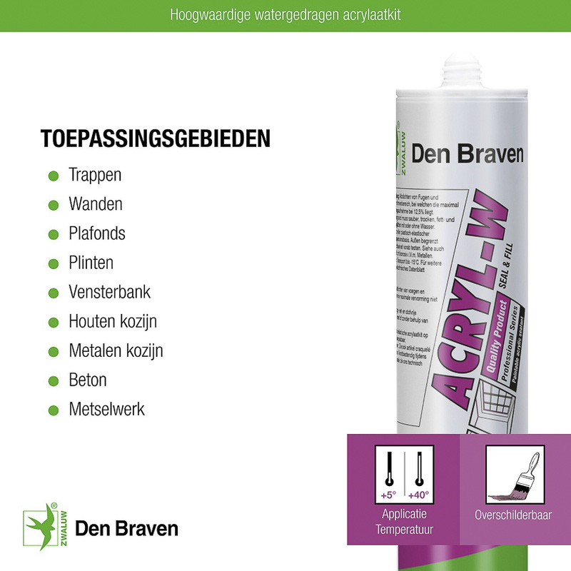 Zwaluw / Zwaluw acrylaatkit-W