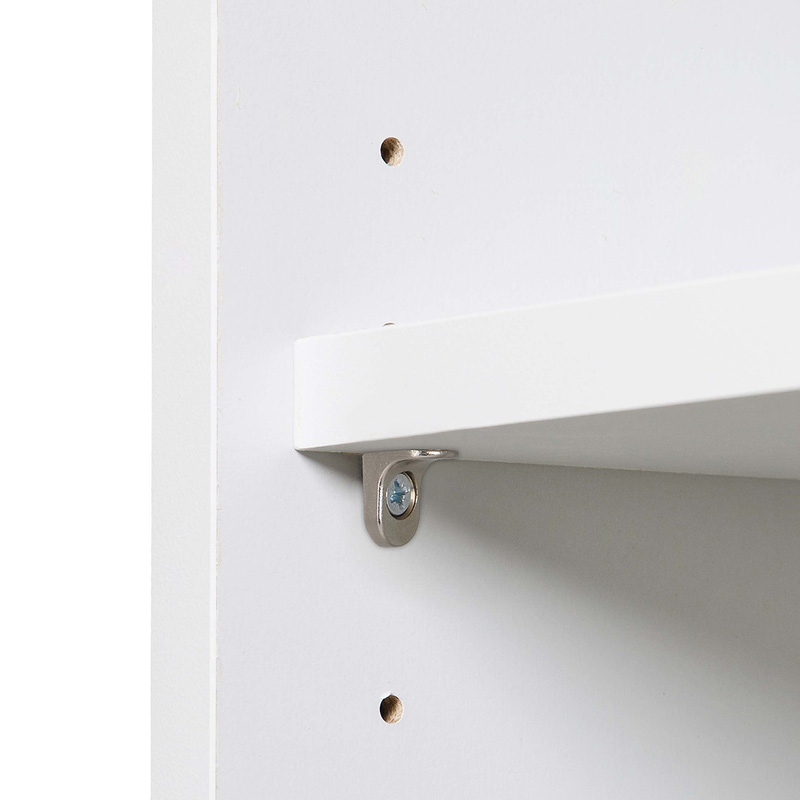 Kastplankdrager staal vernikkeld met schroefmontage