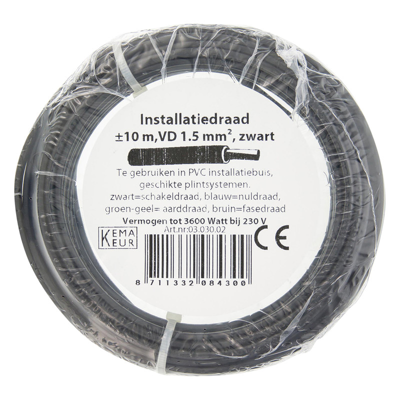 Elektrisch draad VOB H07V-U
