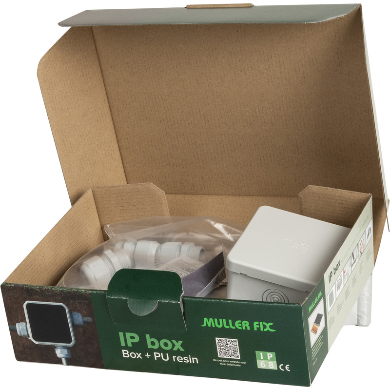 Muller Fix / Aftakdoos met giethars IP68
