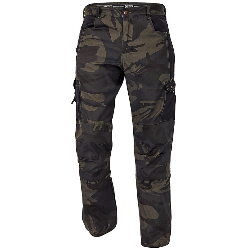 Cerva / Cerva werkbroek camouflage met kniezakken