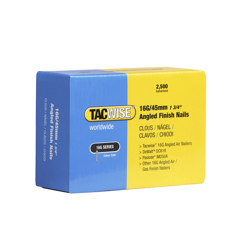 Tacwise / Tacwise schuine afbouwnagels maat 16
