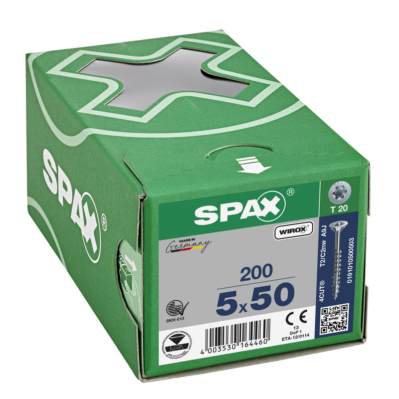 Spax / Spax universele schroeven platkop deeldraad
