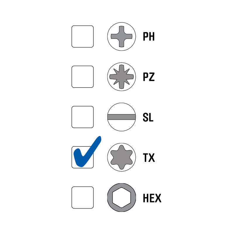 Spax / Spax universele schroeven T-STAR plus platkop voldraad RVS