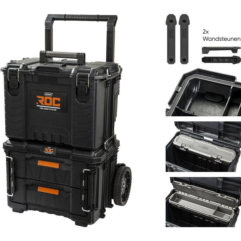 ROC KETER / Keter ROC Pro Gear 2.0 gereedschapswagen 3 delig