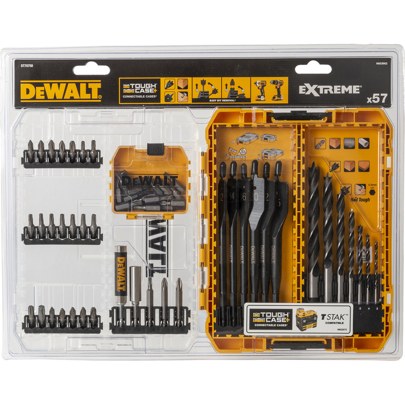 DeWALT / DeWALT speedboor EXTREME™ en houtboren, TOUGH CASE
