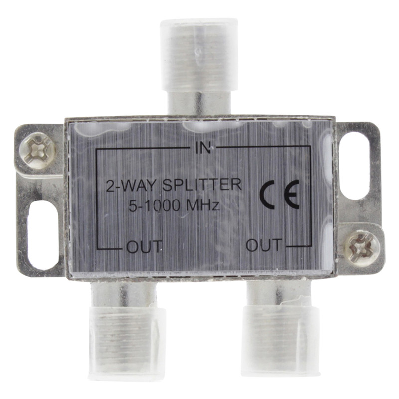 Q-link / Q-link coax F-splitter 2 weg
