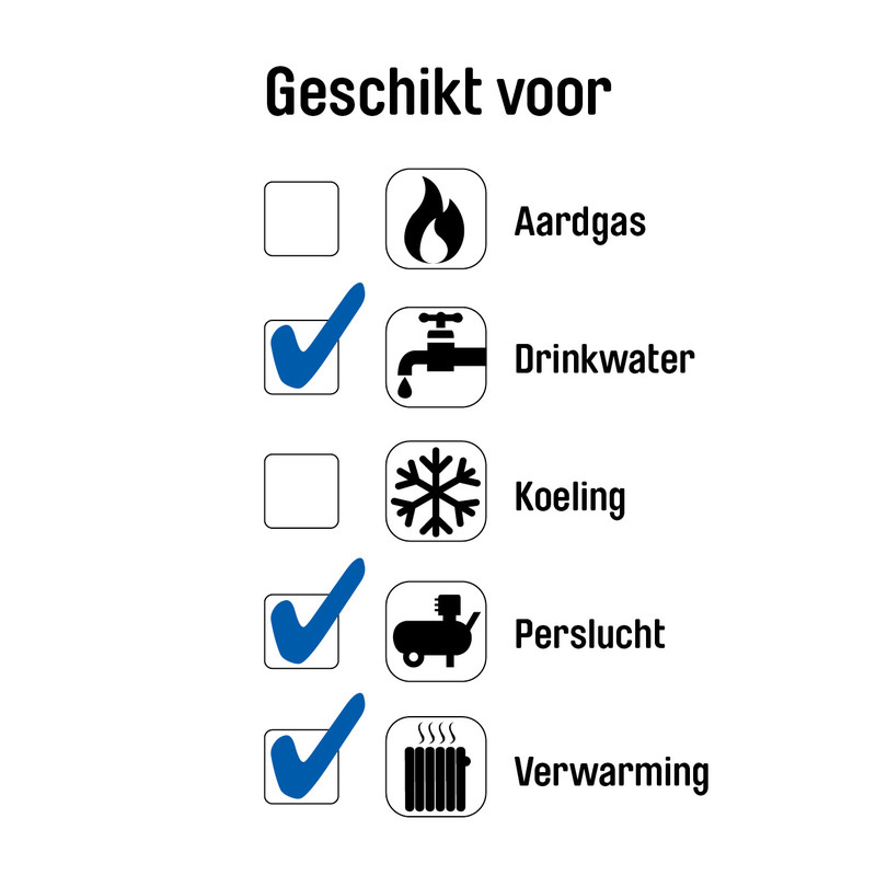 Henco / Henco pers muurplaat messing