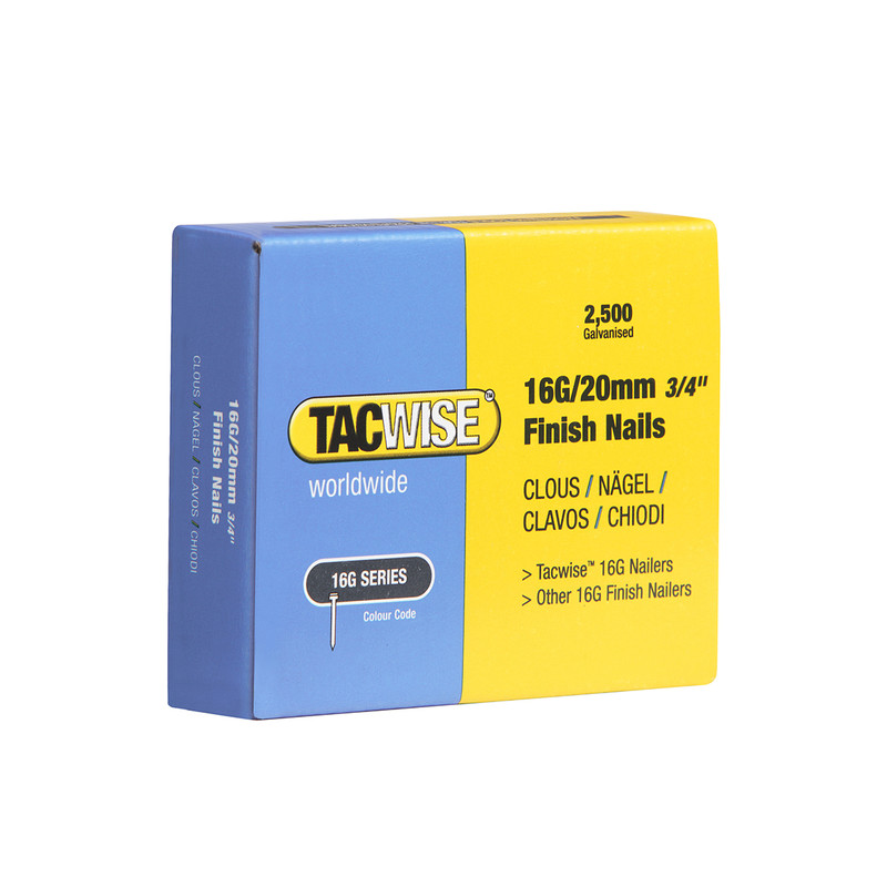 Tacwise / Tacwise afbouwnagels maat 16