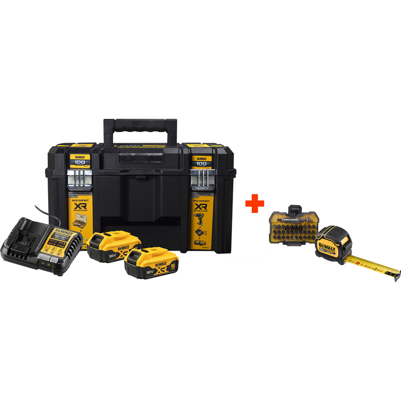 DeWALT / DeWALT DCZ100P2KT-QW accu klopboormachine