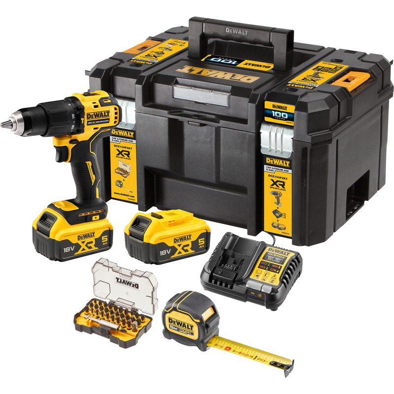 DeWALT / DeWALT DCZ100P2KT-QW accu klopboormachine