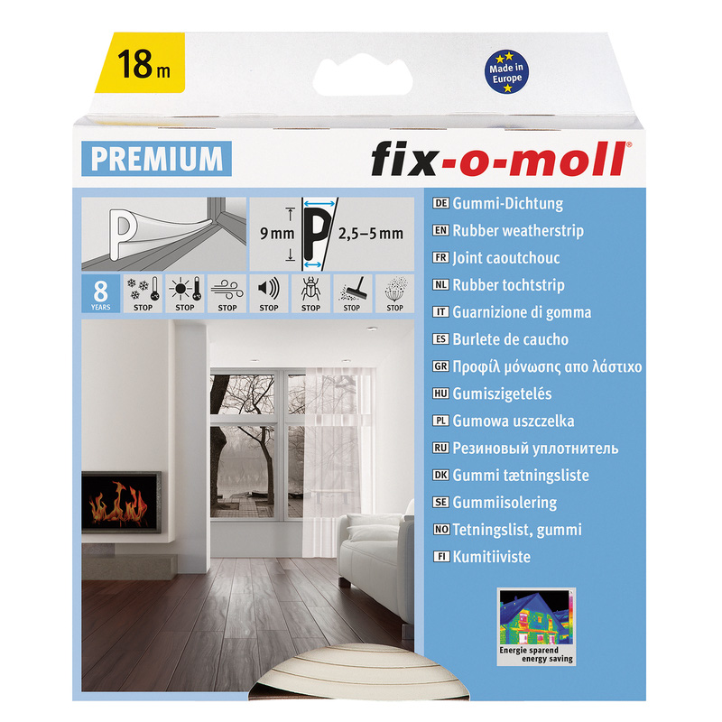 Fix-o-moll / Fix-o-moll tochtband zelfklevend