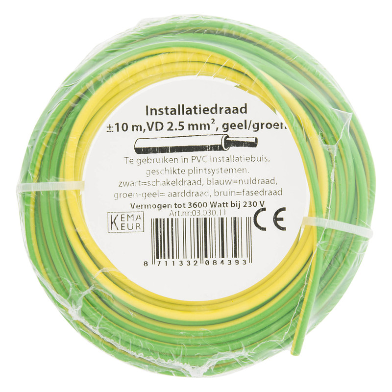 Elektrisch draad VOB H07V-U