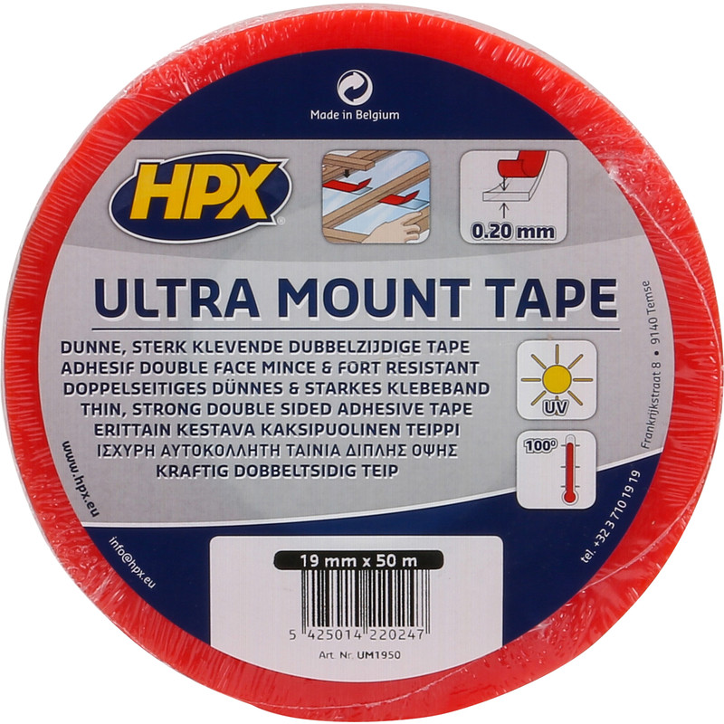 HPX / HPX Ultra Mount Bevestigingstape