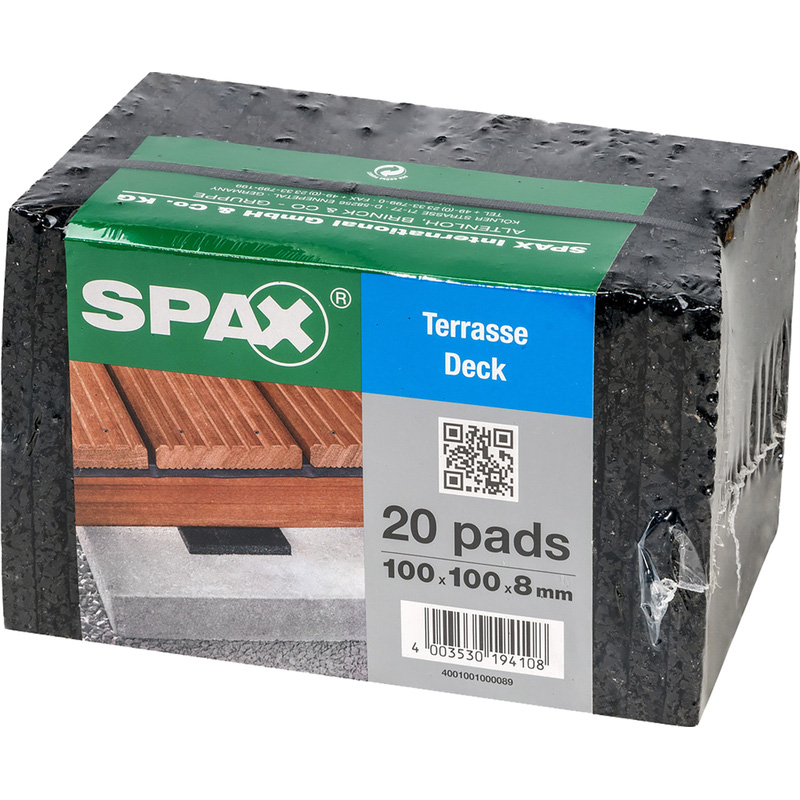 Spax / Spax isolatiepads terras