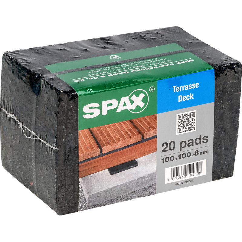 Spax / Spax isolatiepads terras