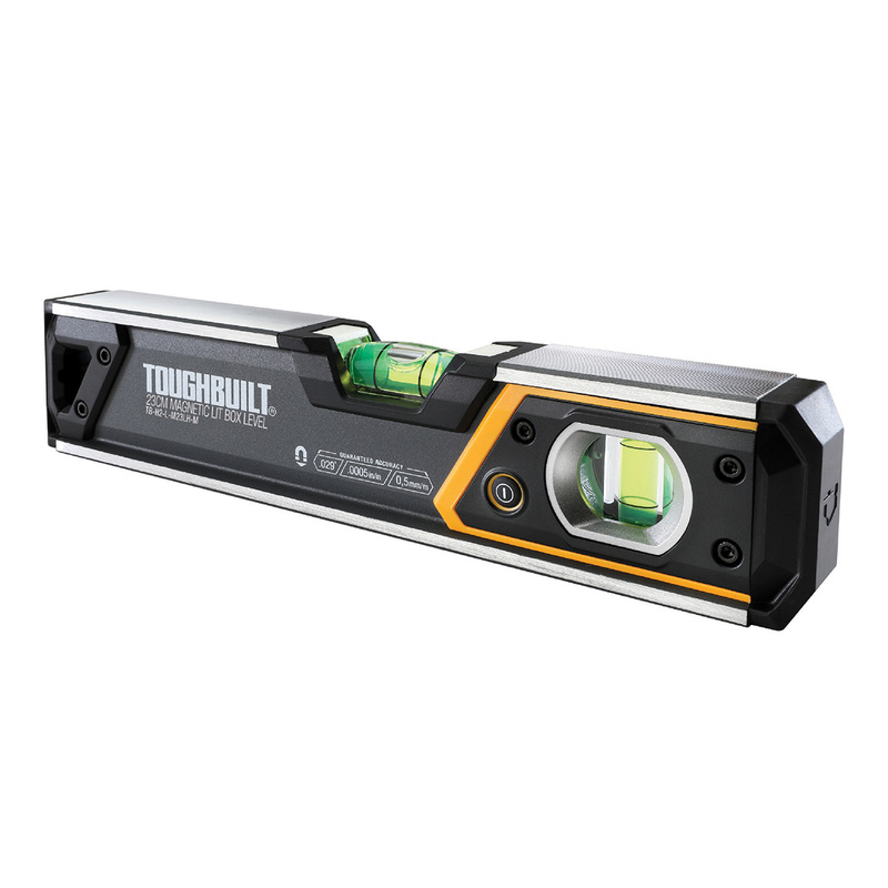 Toughbuilt / Toughbuilt magnetische dooswaterpas met verlichting