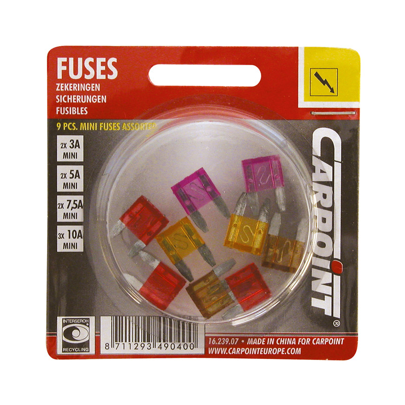 Carpoint / Mini steekzekeringen set