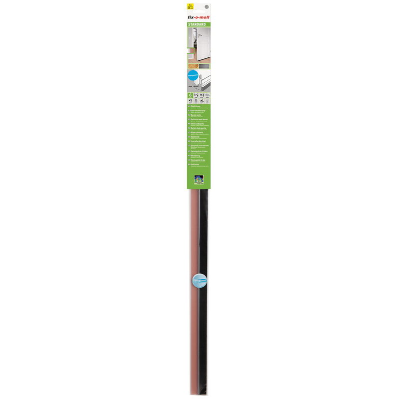 Fix-o-moll / Fix-o-moll tochtstrip deur standaard zelfklevend borstel