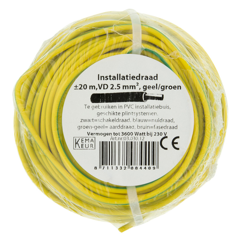 Elektrisch draad VOB H07V-U