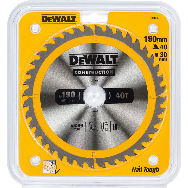 DeWALT / DeWALT cirkelzaagblad