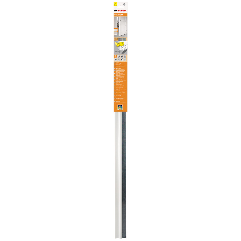 Fix-o-moll / Fix-o-moll tochtstrip deur premium zelfklevend borstel