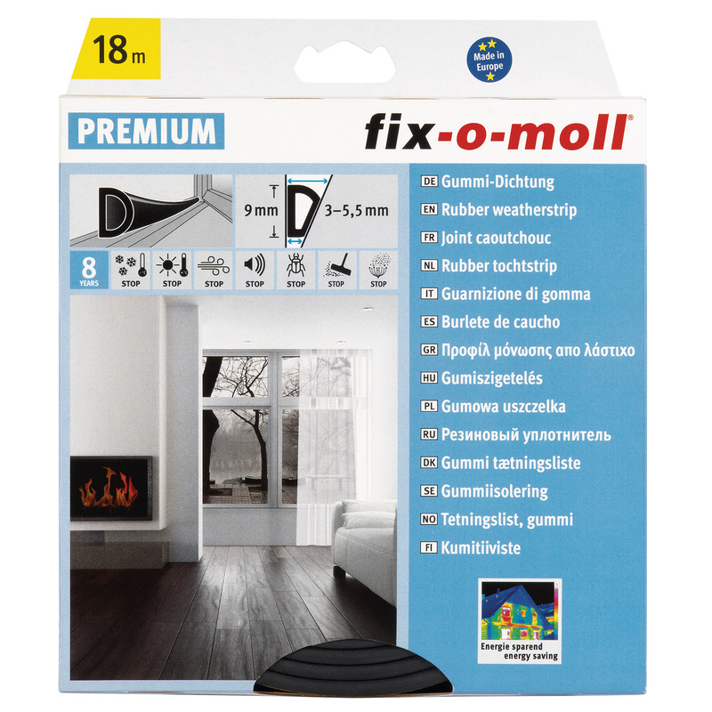 Fix-o-moll / Fix-o-moll tochtband zelfklevend