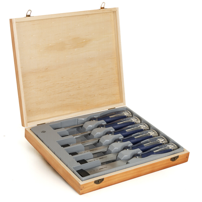 IRWIN / Irwin Marples houtbeitelset 6-delig MS750 in houten kist