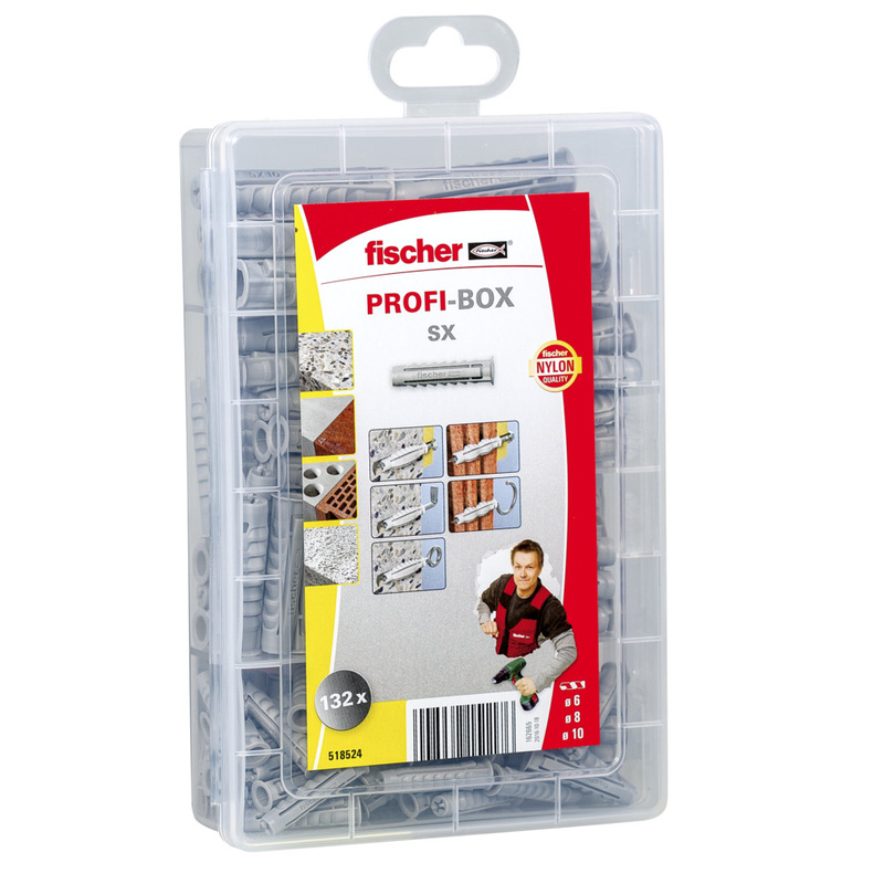 Bosch / Fischer assortimentsdoos PROFI-Bosch SX pluggen
