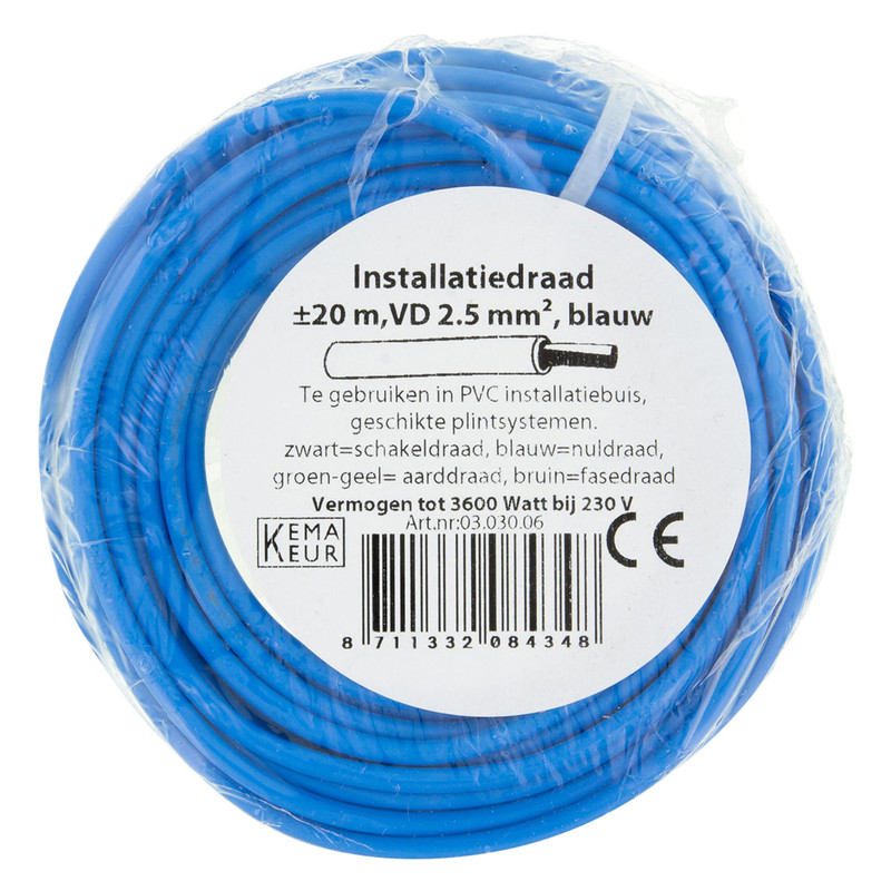 Elektrisch draad VOB H07V-U